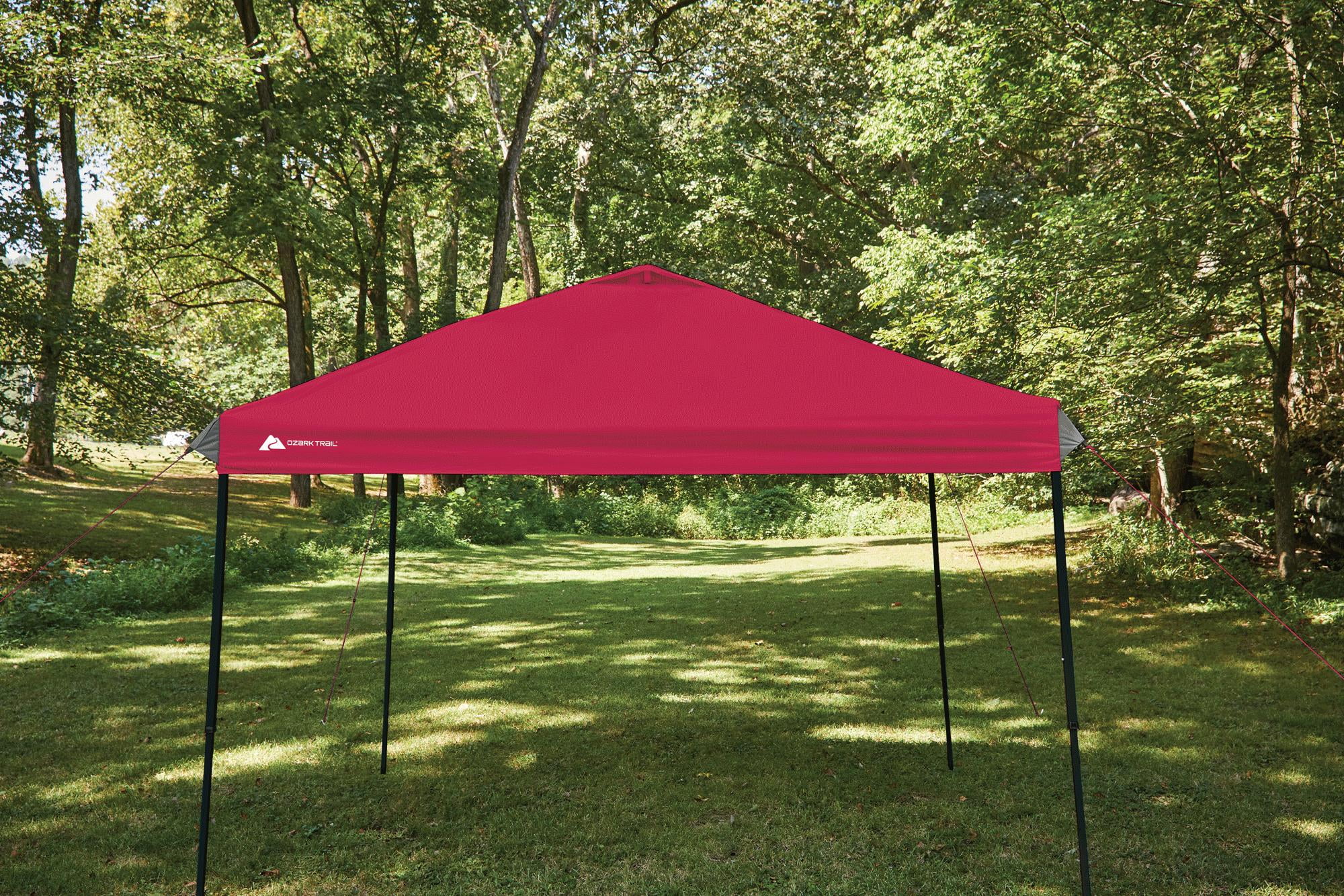 Ozark Trail 10' x 10' Straight Leg Canopy Top Only, Red