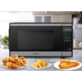 thumbnail image 3 of Farberware 0.9 cu ft Microwave Oven, 900W Countertop Microwave Oven with Auto Cook Menu, Black & Stainless Steel, 3 of 6