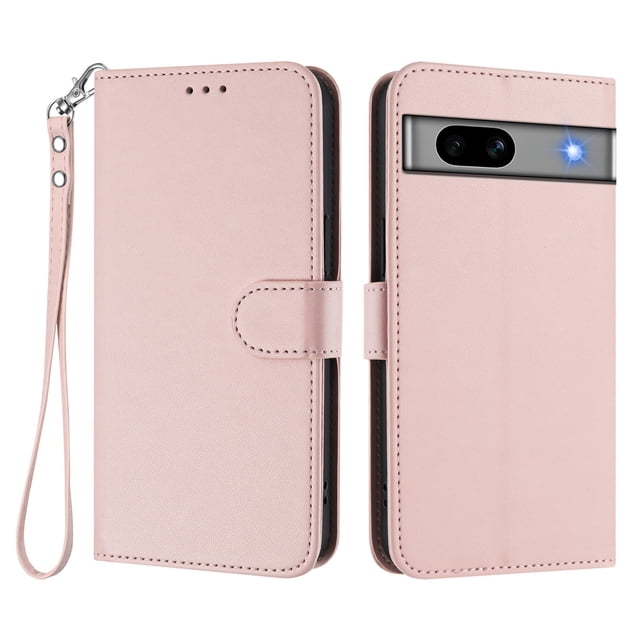 GANGXUN Wallet Case for Google Pixel 7A – Magnetic Closure, RFID Blocking, Wrist Strap, Wireless Charging Compatible