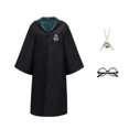 thumbnail image 1 of Capa de Hermione Granger de Hogwarts Potter para niñas y mujeres, disfraz de mago de Halloween, Cosplay, 1 of 4