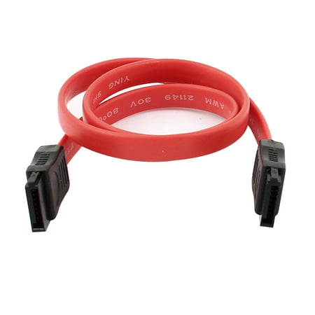 Red 7 Pin Female to Female SATA Connector Hard Drive HDD Data (Best Sata Cable Brand)