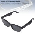 thumbnail image 6 of Yajisi AI Translation Sunglasses Bluetooth 5.4, 100+ Languages Smart Translator Glasses with Built in Mic and Speaker for Travel Music and Calls (6.3 inches / 16 cm), 6 of 9