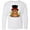 AA-White, variant on Inktastic Groundhog Day with Groundhog in Top Hat Long Sleeve Youth T-Shirt