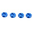 thumbnail image 3 of adaptadores de cubo de rueda hexagonal de 12 mm, acopladores combinadores con pasadores y tornillos, piezas de repuesto para coche RC 1/10 (azul), 3 of 14