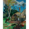 thumbnail image 2 of Paul Gauguin 20x24 Black Ornate Framed Double Matted Museum Art Print Titled: The Black Pigs, 2 of 5