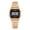 rose gold, variant on SKMEI Watch for Women Waterproof Digital Watch Square Stainless Steel Women Watch