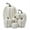 White&Gold, variant on YAZHPA Artificial Foam Pumpkins, Fall Decor - Harvest Decor Foam Pumpkin 7 PCS Set for Halloween Thanksgiving Fall Decorations, Realistic Faux Pumpkins for Festive Home Decor, White&Gold
