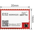 thumbnail image 2 of 433MHz 470MHz Lora Mesh Module E52-400NW22S 22dbm Long Distance 2.5Km Automatic Routing Antenna Stamp Holes/Ipex, 2 of 7