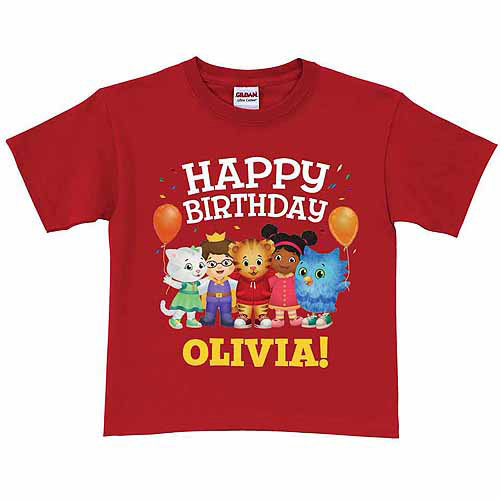 Personalised Birthday T-Shirt Birthday Top Baseball Style Kids TShirt Unisex Children/'s Birthday TShirt Personalised Top Birthday Gift