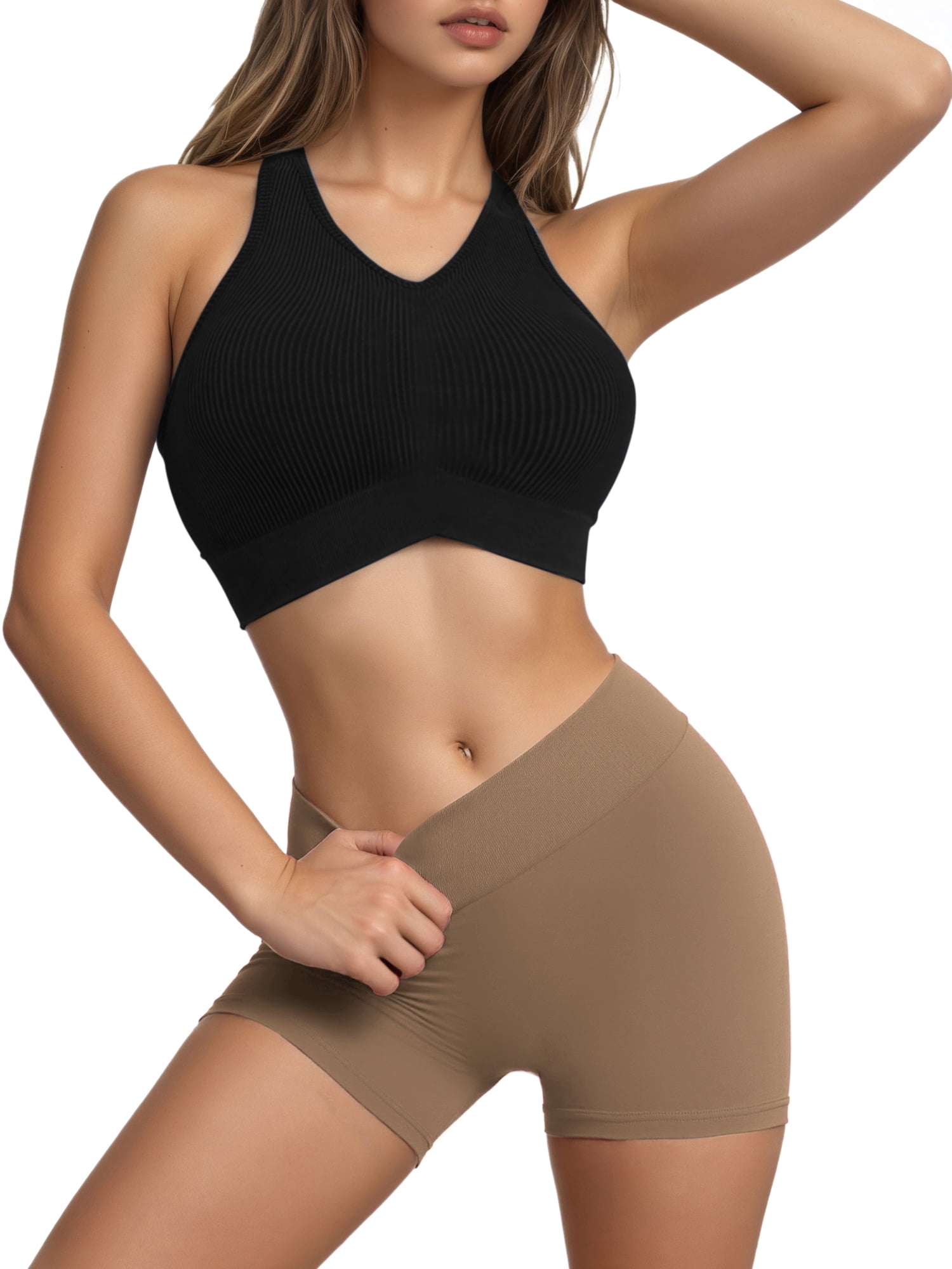 Unique Bargains Women's Slimming Waist Butt Lifter Control Panties S Khaki