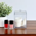 thumbnail image 4 of Youngever 30 Ounce Clear Plastic Apothecary Jar, Square Shape, 4 of 4