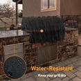 thumbnail image 3 of 32 inch Built-In BBQ Grill Top Cover, 600D Waterproof Polyester with PVC Coating, 33" x 26.5" x 24", 3 of 7