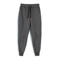 thumbnail image 4 of Inleife Mens Solid-Color Casual Loose Sporty Sweatpants Fitness Warm Pockets Drawstring Elastic Waistband Pullover Sweatpants, 4 of 6