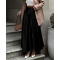thumbnail image 3 of BTFBM Satin Skirts for Women Summer Elegant Flowy A-Line Cocktail Formal Silk Spring Maxi Skirt Night Out Outfits, 3 of 9
