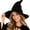 Black, variant on Women's Knitted Witch Hat, Wool Blend Pointed Spire Cap with Wide Brim, Fall Fashion Beanie for Everyday Wear, Halloween Cosplay & Masquerade (Black)