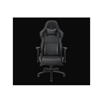 Anda Seat Dark Wizard Premium - Chair - ergonomic - high-back - armrests - tilt - aluminum, carbon fiber, memory foam, premium PVC leather, powder-coated steel frame, cold cure molded foam - black