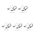 thumbnail image 2 of Inteprter 1 Pin 2.5mm Wired Ergonomic Part Headphone Clip Lapel Replacing Button with Operation Earpiece Earphone Microphone Type2, 2 of 4