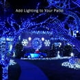 thumbnail image 7 of Luxtrada Solar String Light 200LED 22M 8 Modes Solar Christmas Lights Waterproof for Gardens, Wedding, Party, Homes, Christmas Tree, Curtains, Outdoors (Blue, 200LED 22M), 7 of 7