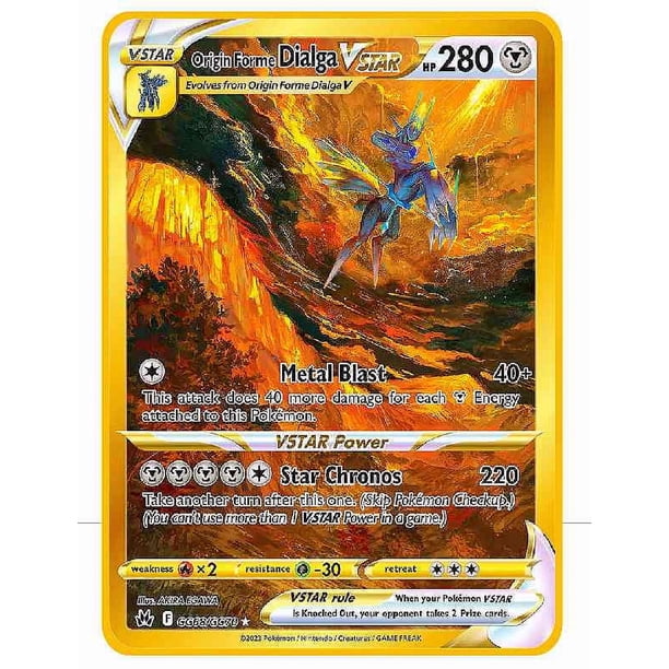 Metal Pokémon Letters Card Pikachu Vmax Charizard Lugia Vstar Mew Anime Games Cards Golden Iron Letter Kids Toys Gifts