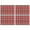 Red Black White, variant on Red and Black Checkered Pattern Summer Placemats Table Placemats Set Of 4-Linen Kitchen Washable Placemats Table Mats 11.8"x17.7" Non-Slip Heat Resistant