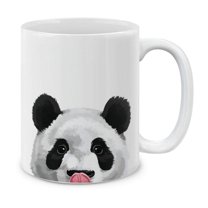 WIRESTER 11 Oz Ceramic Tea Cup Coffee Mug, Baby Panda Bear