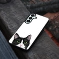 thumbnail image 4 of WIRESTER Shockproof Soft Rubber Cover Case for Samsung Galaxy A16 5G 6.7", Animal Black White Tuxedo Cat, 4 of 5