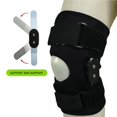thumbnail image 1 of Langgg Aluminium Knee Twin Hinged Support Medical Grade Breathable Open Patella Brace, 1 of 9