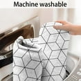 thumbnail image 5 of Black White Checkerboard Checkered Pattern Bathroom Rugs Mat,Non Slip Microfiber Bathroom Rug,Rubber Backing,Soft Bathroom Mats for Bathroom Floor,Tub and Shower,17x27in(43x68cm), 5 of 5