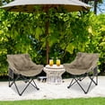 thumbnail image 2 of Andeworld Oversized Cotton Camping Chair,Floding Camp Lounge Chairs for Adluts,Heavy-Duty to 330Lbs,Khaki, 2 of 8