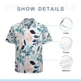 thumbnail image 7 of High Quality Hawaiian Shirts for Men Short Sleeve Aloha Beach Shirt Floral Summer Casual Button Down Shirts Blouses ZMX9X7, 7 of 7
