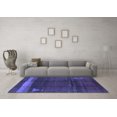 thumbnail image 3 of Ahgly Company Machine Washable Indoor Rectangle Oriental Blue Industrial Area Rugs, 2' x 3', 3 of 4