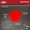 thumbnail image 2 of Bucket Boss - Super Stacker Small Parts Organizer, Organization (15054), Red, 2 of 4