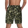 thumbnail image 2 of Mens Swim Trunks Camouflage Print Quick Dry Board Shorts with Compression Liner, 2 of 6