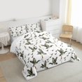thumbnail image 3 of Feelyou Green Duck Kids Twin Comforter Sets, Western Lodge Cabin Bedding Set, 2-Piece, 3 of 8