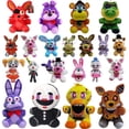 thumbnail image 2 of Peluche de 18 cm de FNAF Freddy's, animales de peluche y peluches, oso, conejo, juego Fnaf, juguetes de cumpleaños y Navidad para niños AAA, 2 of 5