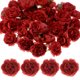 thumbnail image 1 of Paquete de 20 Cabezas de Flores Artificiales, Cabeza de Peonía de Seda Faux de 3.15" para Decoraciones, Flores Fake Peonías Sin Tallo [Rojo], 1 of 1