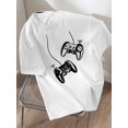 thumbnail image 1 of Generic Boys' Casual Short Sleeve Cotton T-Shirt With Video Game Controller Graphic, 1 of 5