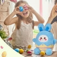 thumbnail image 5 of Musatteng Easter Bunny Plush Toy Set with Eggs - Sitting Stuffed Animal for Kids 3+, Birthday & Easter Party Decor, 5 of 8