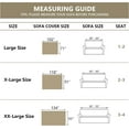thumbnail image 6 of Easy Fitted Couch Cover for Dogs Stain Resistant Couch Cover Sage Sofa Covers for 2 Cushion Couch Multi-Use Sectional Couch Cover for Loveseat Universal Tassel Sofa Throw 91"X 118", 6 of 17