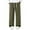 Army Green, variant on Diufon Men's Straight Leg Pants Casual Elastic Waist Drawstring Loose Trendy Versatile Cargo Pant with Pockets