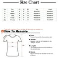 thumbnail image 3 of GaThRRgYP Spring Tops for Women,Womens Tops Short Sleeve Dressy,Women's Pullover Sleeveless Printing Solid Color Vest Tops, 3 of 4