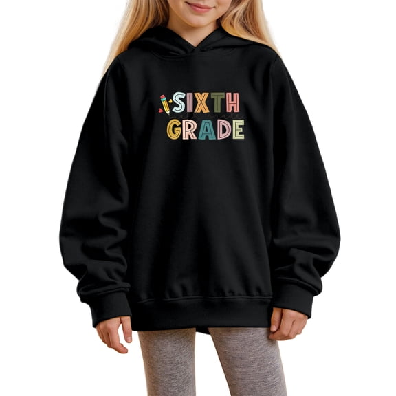 121,Pullover Hooded Sweatshirt For Kids Ages 1 14 Years Girls Hoodies And Sweatshirts For Everyday Wear And Parties Winter
