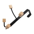 thumbnail image 1 of Transemion Solution de Rangement Vertical Installation Facile Sans Perçage Protection Façade Support de Porte Noir Quatre Perles, 1 of 6