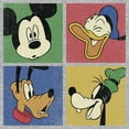 thumbnail image 2 of Toddler's Mickey & Friends Color Block Portraits  Graphic Tee Athletic Heather 4T, 2 of 3