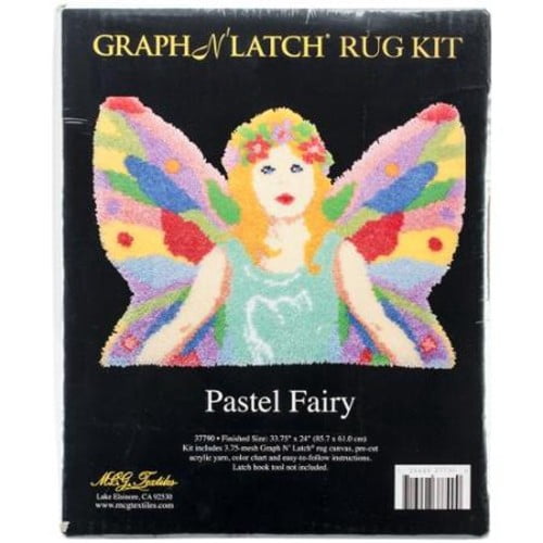 Shaped Latch Hook Kit, Pastel Fairy - Walmart.com - Walmart.com