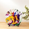 thumbnail image 3 of Lsque Pikmin Pattern Ceramic Decorative Plate Decorative Plates with Display Stand Personalized Porcelain Plate Ceramic Ornaments for Wall Hanging Decoration-6in, 3 of 6
