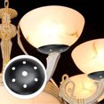 thumbnail image 1 of OUNONA 4pcs Chandelier Shade Installation Assistance Pendant Lamp Chassis for Ceiling Light Iron, 1 of 8