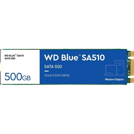 UPC: 0718037884714 | WD Blue 500GB SA510 M.2 Internal Solid State Drive SSD – WDS500G3B0B