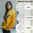 thumbnail image 6 of COEQINE Oversized Women's Hoodies Sweatshirts Pullover Long Sleeves Loose Comfy Fit Cozy Hummingbird and Sunflower Fashion Y2K Hooded Sweatshirt Women Lightweight Casual, S, 6 of 7