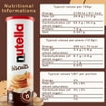 thumbnail image 5 of Nutella Biscuits - Delicious Nutella Cookies With Hazelnut Spread Filling In A Crush-Free Tube, Nutella Snacks 12 Biscuits, 166g 2 pack (DL Packaging), 5 of 6
